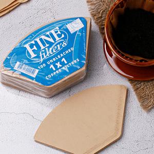 파인 여과지 커피필터 1x1 300매 천연펄프 핸드드립 원두