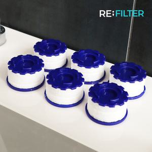 리필터 세면대필터 스킨빌더스 호환 녹물필터 6개입