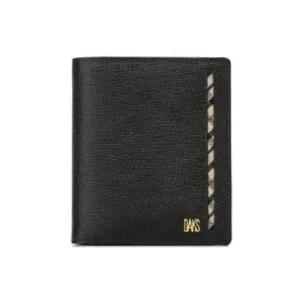 [롯데백화점]닥스 액세서리 [선물포장/쇼핑백동봉]다크브라운 골드  로고 중지갑 DBWA2F913W3