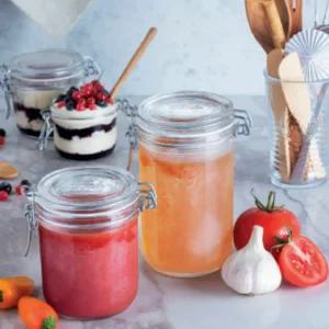 보르미올리 피도 실린더 500ml 과일청 커피 유리 병