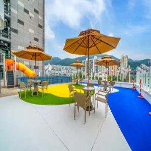 [경남 모텔] 김해 어방동 아몬드 호텔 & 키즈풀빌라 (김해,장유)