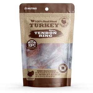 뉴트리오 칠면조힘줄 링 S 10p 오래먹는 애견용간식 캣츠앤독