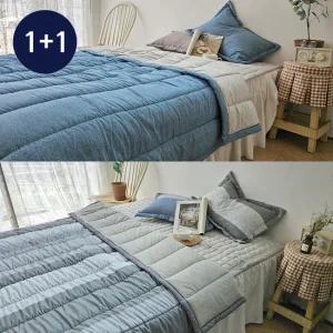 [균일가 1 + 1] 겨울 극세사 차렵이불SS 4종 2장세트