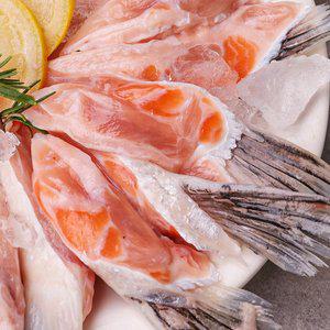 [바른씨]구이용 연어 배꼽살 300g내외 연어 특수부위  연어구이 연어서더리