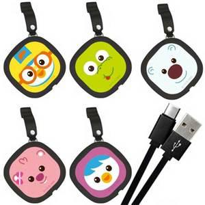 뽀로로 휴대용 C타입 릴 케이블 멀티 충전 데이터 전송 휴대폰 핸드폰 갤럭시 노트북 귀여운 캐릭터 인기