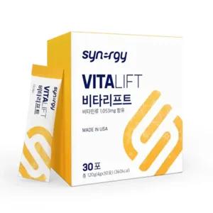시너지 비타리프트 30포, 과라나추출물과 녹차잎추출물, 에너지 허브티