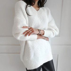 금찌 루즈 울   앙고라 롱니트  ST3624T