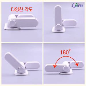 아기 유아 방문 문 고리 안전 용품 잠금 장치 열림 열기 방지 손잡이 고정 고양이 도어락