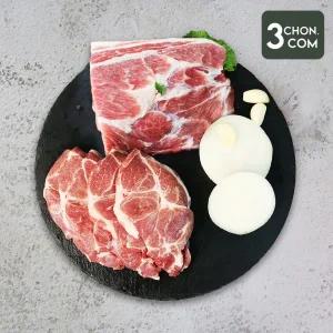 [롯데백화점]삼촌밥먹자 무항생제 우리한돈 생목살 500g 보쌈용