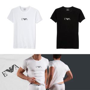 알마니 정품 런닝 CC715 반팔 티셔츠 면티 화이트 블랙