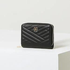[닥스](강남점)DCWA2F216 [CARLISLE] 블랙 DD로고 소가죽 반지갑
