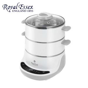 로얄에식스 ST-KS03 3단 만능찜기 옥수수 떡 계란 스팀찜기 쿠커 화이트 SH