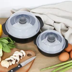 국산 미니 전자렌지 만능 찜기 세트 만두 고구마 라면