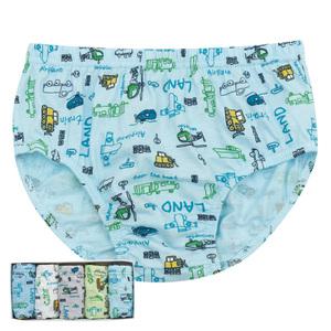 프레비니 남 아동 팬티 세트 5매 순면 삼각 유아 자동차 JHBPY204