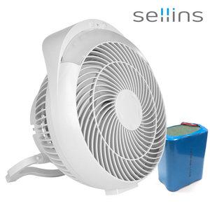 쿨앤비 무선선풍기 대용량 충전식 캠핑 차량용 탁상용 LED랜턴 배터리 써큘레이터