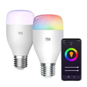 헤이홈 스마트 LED 전구 WiFi 연결 스마트폰 연동 IoT 원격 음성제어 컬러