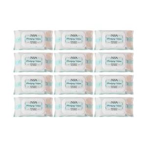 인숨 세정 청소용 차량용 주방용 세정 물티슈 80매 X 12개