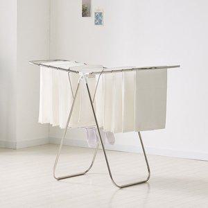 [리빙코아]국산 올스텐 접이식 튼튼한 프리미엄 빨래건조대 화이트 중형