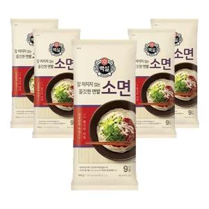 백설 소면, 900g, 5개