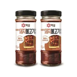백설 돼지불고기양념, 500g, 2개