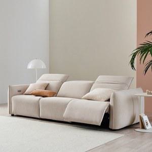 한샘 MVME 플로에 패브릭 전동 리클라이너 소파 4인용(양쪽형) [매장가구]