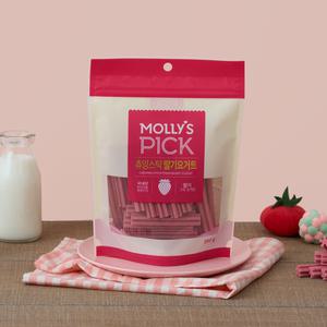 [몰리스픽] 츄잉스틱 딸기요거트 250g