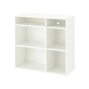 [롯데백화점]이케아 이케아 VIHALS 비할스 선반유닛+선반4 95x37x90cm/책장/서재/수납장/책꽂이