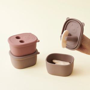 퍼기 곰돌이 이지그립 보관용기 2colors