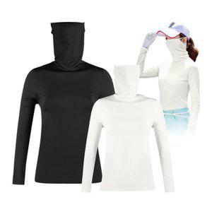 [럭스골프]여성 귀걸이 마스크티 스판 기모 이너웨어 LX2A302W