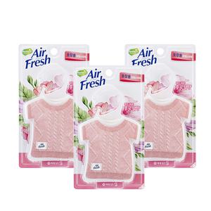 에어후레쉬 옷장용 방향소취제 부드러운 후로랄향 32g x3개