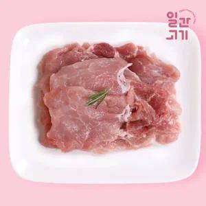 [롯데백화점]온도씨 [일간고기][냉장]무항생제 한돈 후지(뒷다리살) 불고기용 500g