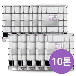 크로바 3차 살균 정제수 1톤 x10 증류수 지게차배터리 가습기 세척수 화장품 소독제 UV살균 냉각용수