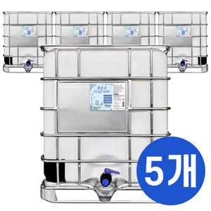 크로바 초순수 3차 살균 정제수 1톤 x5 반도체 UV살균 지게차배터리 가습기 멸균증류수 의료용 산업용