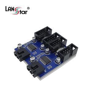LANstar USB2.0 헤더 4포트 허브 LS-US204