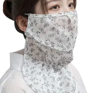 (국산) 자외선차단 마스크 2단 3단 목가림 오가닉 커튼 얼굴햇빛가리개 모음-스포츠,자전거 운동 안면 골프마스크