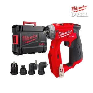 밀워키 M12 FDDXKIT-0X 충전 멀티척 전동드릴 드라이버 베어툴 공구 +드릴비트(랜덤)