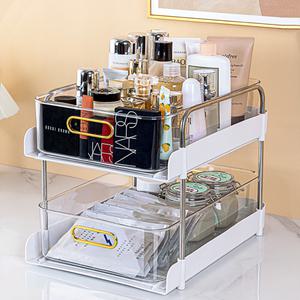 투명 사각 서랍 트롤리 2단 3단 4단 틈새 주방 거실 팬트리 카트 왜건 수납장 바퀴 선반