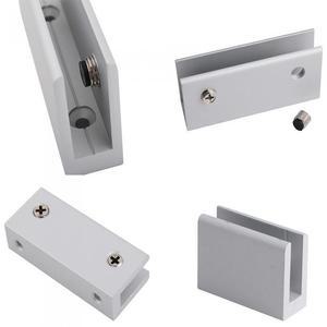 [ok철물]유리고정 선반설치 ㄷ자유리브라켓AL 7646 40x80mm