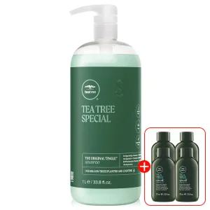 폴미첼 티트리 스페셜 쿨 대용량 샴푸 1000ml + 75ml 4개 쿨링