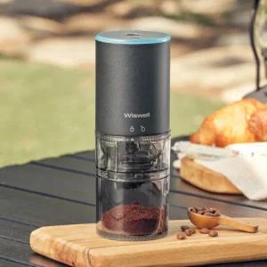 위즈웰 무드라이트 무선 커피그라인더 전동 분쇄기 자동 원두 휴대용 WSG-9860