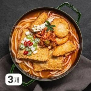 [외갓집곳간] 부산어묵 김치우동전골 663g (2인분) ,3팩