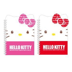 헬로키티 모양 PP표지 스프링노트 공책 미니노트 학용품 문구