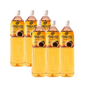 대상 카페시럽 1.5L 6개