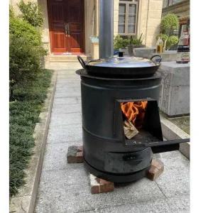 드럼통 소각로 가마솥 화목 난로 쓰레기 종이 나무