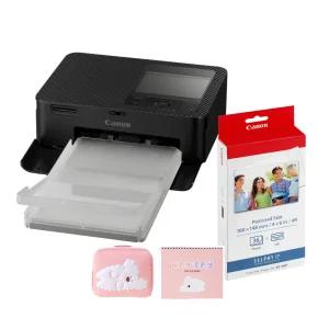 캐논 SELPHY CP1500 포토프린터 블랙+KP36IP 용지 1세트 무선 Wi-Fi 연결 스마트폰 인쇄 즉석사진 가정용 ok