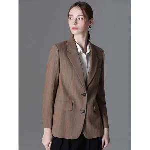 [하프클럽/]고감도 헤링본 테일러드 울재킷 (택가격 428000원)