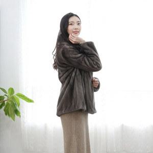 우진모피(WJ)우진모피 코펜하겐퍼  블루아이리스 밍크코트 국내생산 본사직영