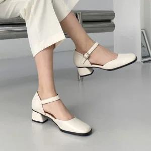 소보제화 에블린 메리제인 미들힐 4cm