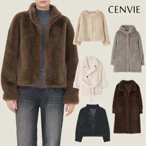 [센비] 루이 FAUX 밍크 가디건 퍼 자켓 4color