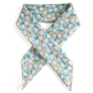 국산 HG26 가제 릴리 쁘띠 면 미니 스카프 여성 여자 단체 선물 답례품 꽃무늬